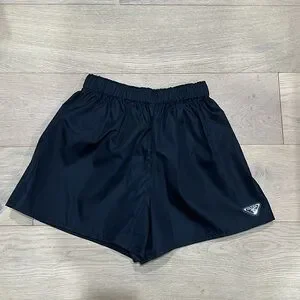 パンツ M size training shorts PRADA authentic Prada Black Re-Nylon Drawstring Shorts M Prada | TLC
